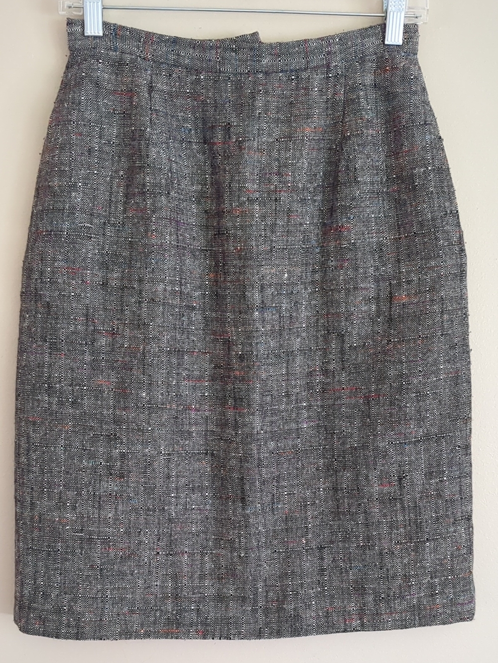 FLAWED Size 8 Vintage Christian Dior Suit Skirt